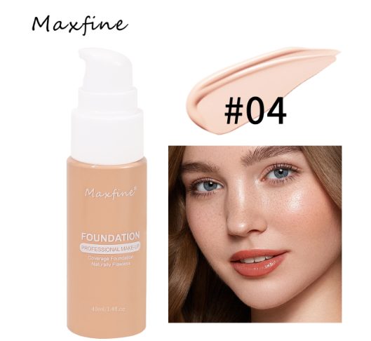 Waterproof Liquid Foundation & Concealer – Smooth Full Coverage Face Makeup