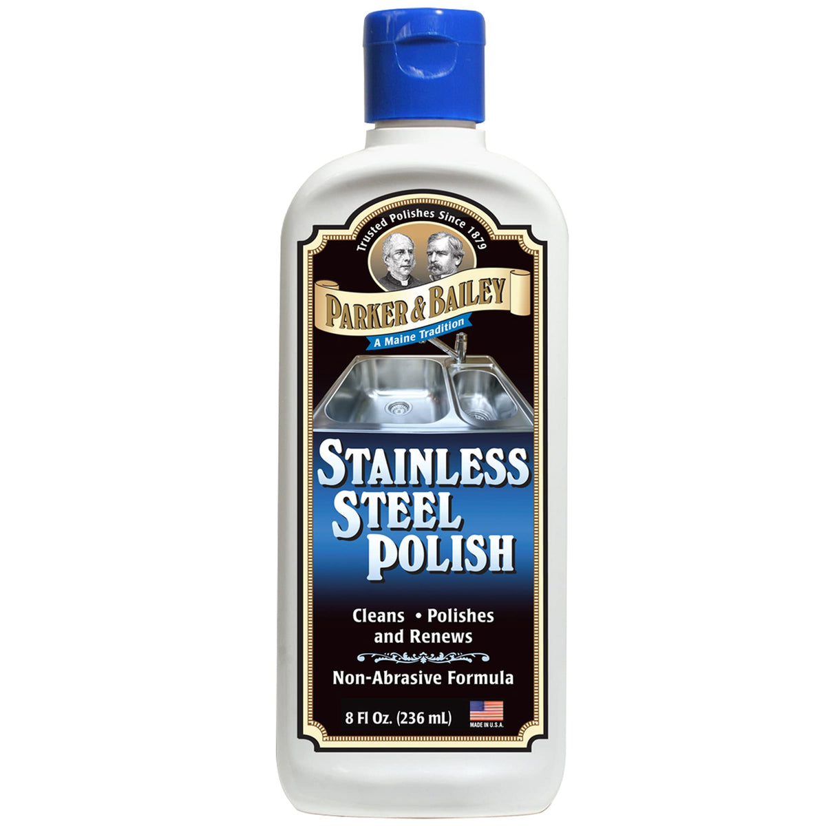 Stainless Steel Shine & Restore Cleaner – Gentle Polish for Appliances, Sinks & Cookware