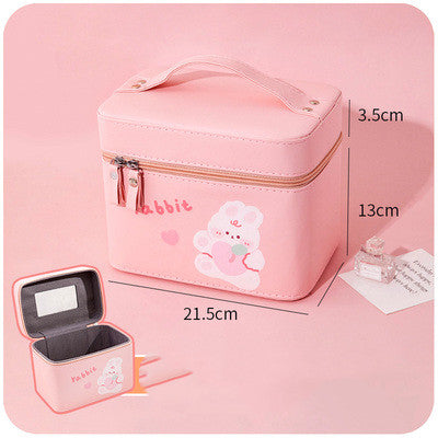 Portable Double Layer Multifunctional Makeup Bag