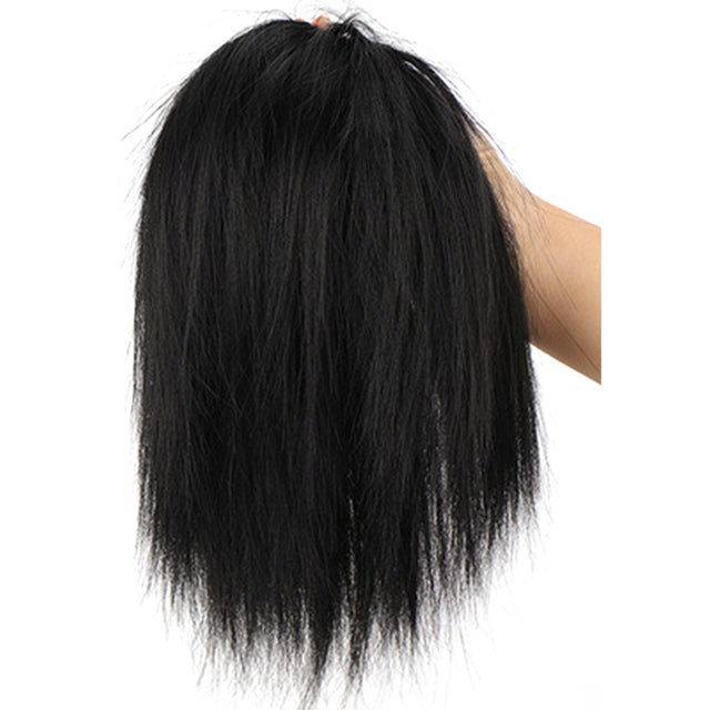 Fashion Ponytail Elastic Hair Tie & Bun Extension – Curly Hairpiece for Women