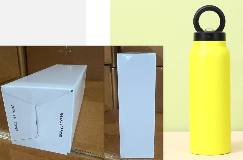 Stainless Steel Water Bottle with Magnetic Lid – Reusable Insulated Travel Bottle