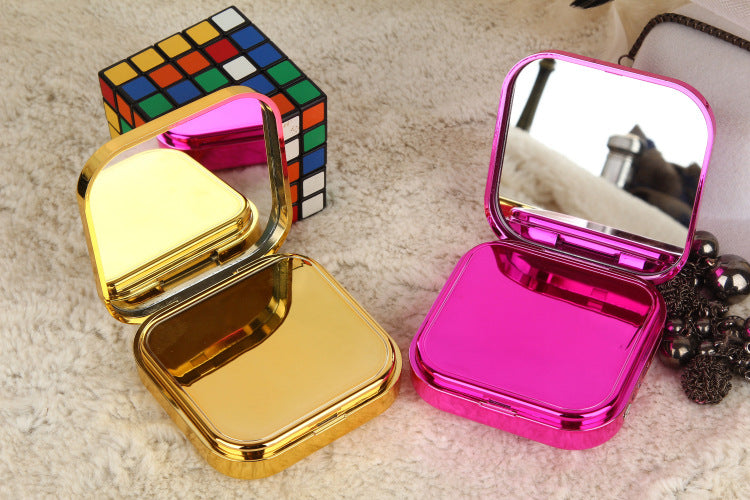 Makeup Box Mirror Power Bank - Cute Cartoon Design