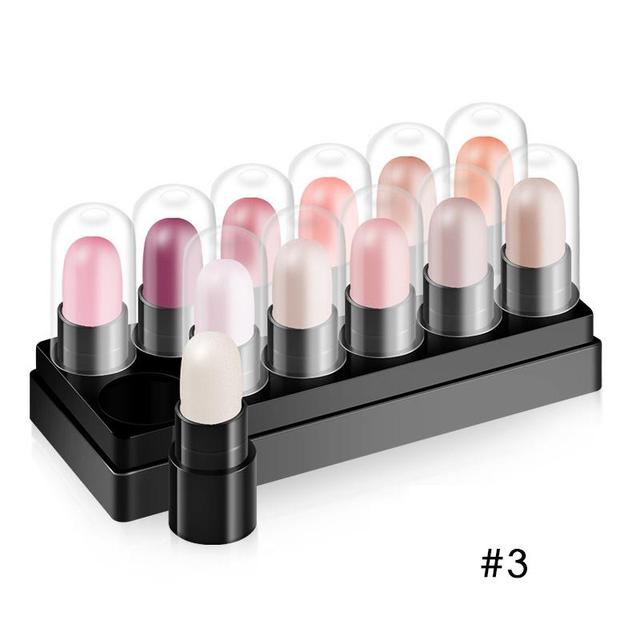 12-Color Waterproof Eyeshadow Pencil Set for Makeup
