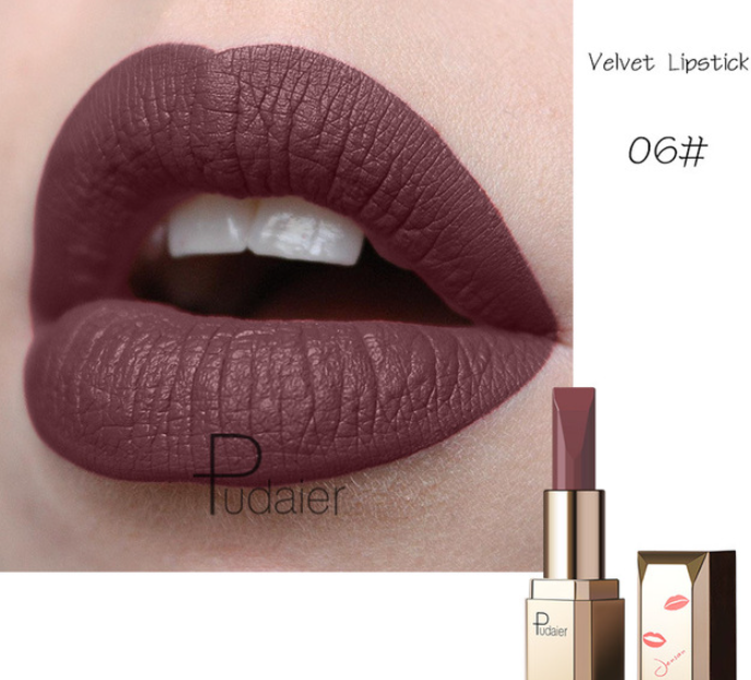 Pudale Matte Lipstick - Waterproof, 26 Colors Available