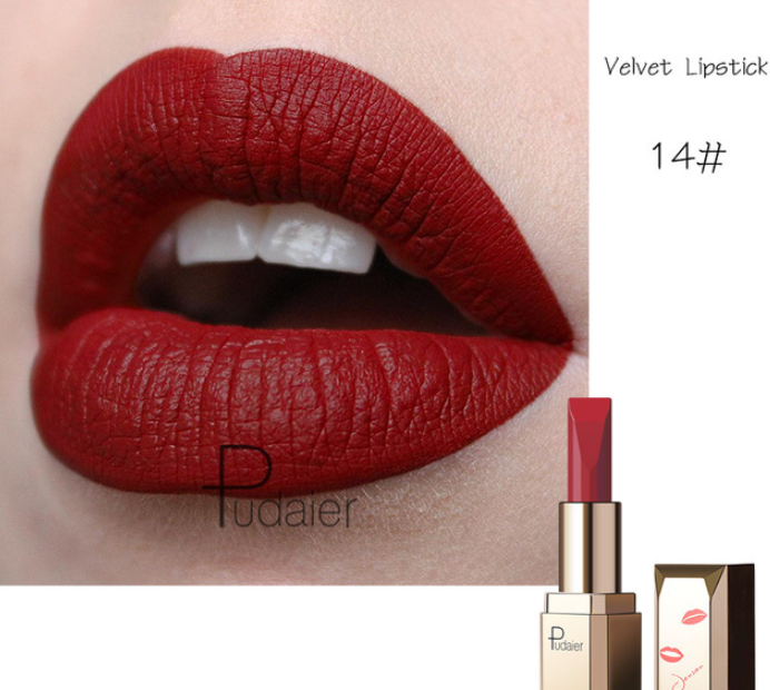 Pudale Matte Lipstick - Waterproof, 26 Colors Available