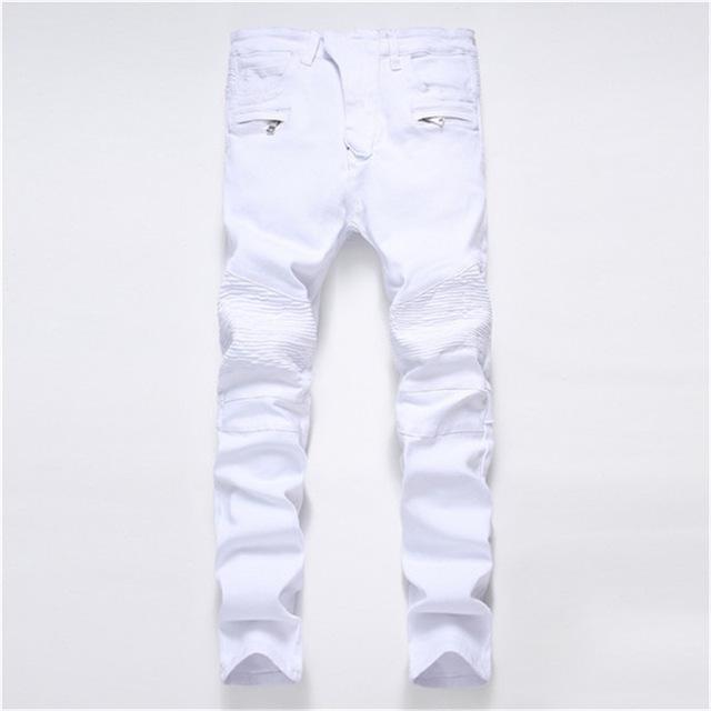 Men’s Slim Fit Stretch Denim Jeans – 75% Cotton Flexible Blue & Black Jeans, Sizes 28–42