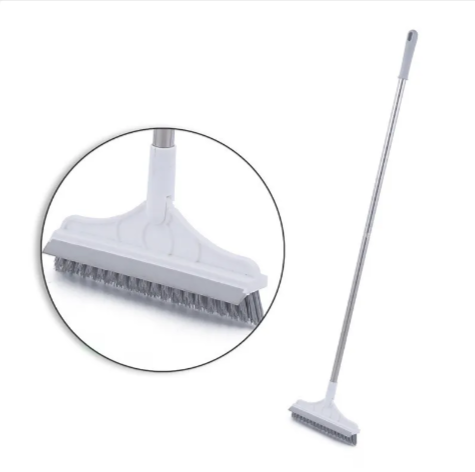 Floor Gap Cleaning Brush & Scraper – 2-in-1 Rotating Tile Grout Cleaning Tool