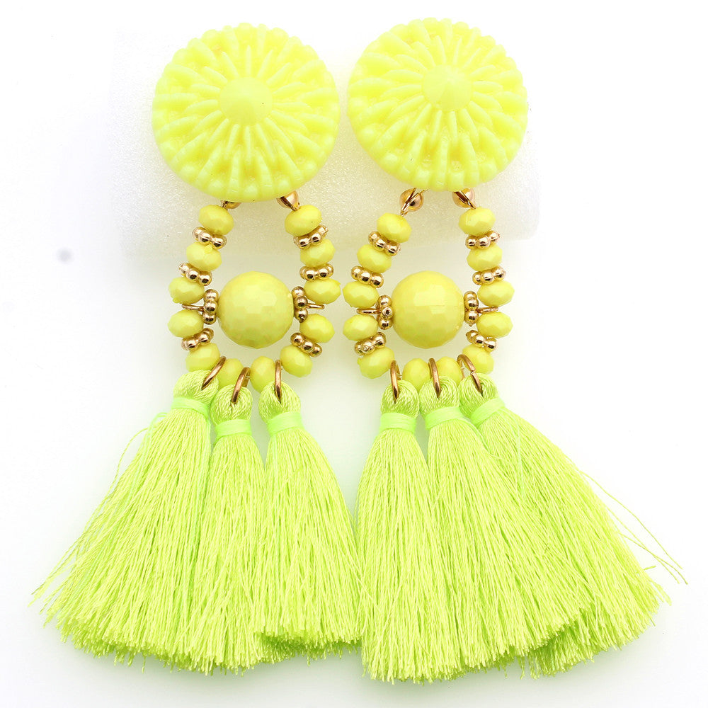Tassel Earrings for Women – Elegant Long Dangle Statement Jewelry