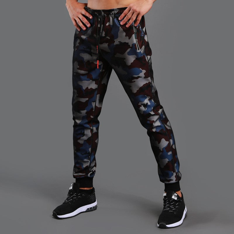 Men’s Breathable Camouflage Workout Pants – Casual Fitness Trousers