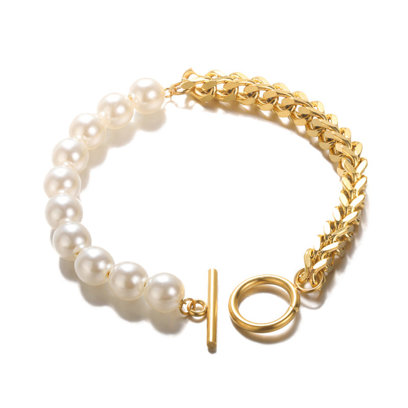 Stainless Steel OT Buckle Bracelet for Women