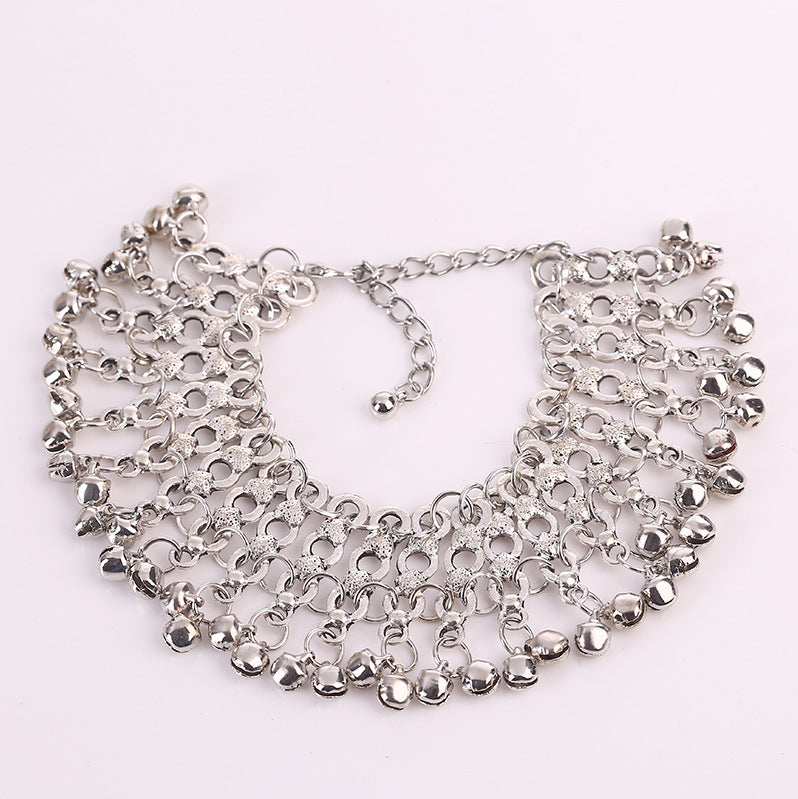 Retro Ethnic Style Tassel Beach Anklet for Women