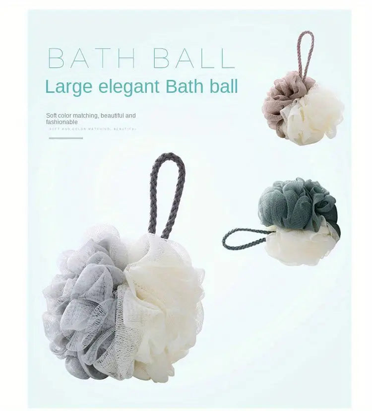 Splicing Bath Balls – 4-Piece Two-Color Bubble Ball Set for Body Care