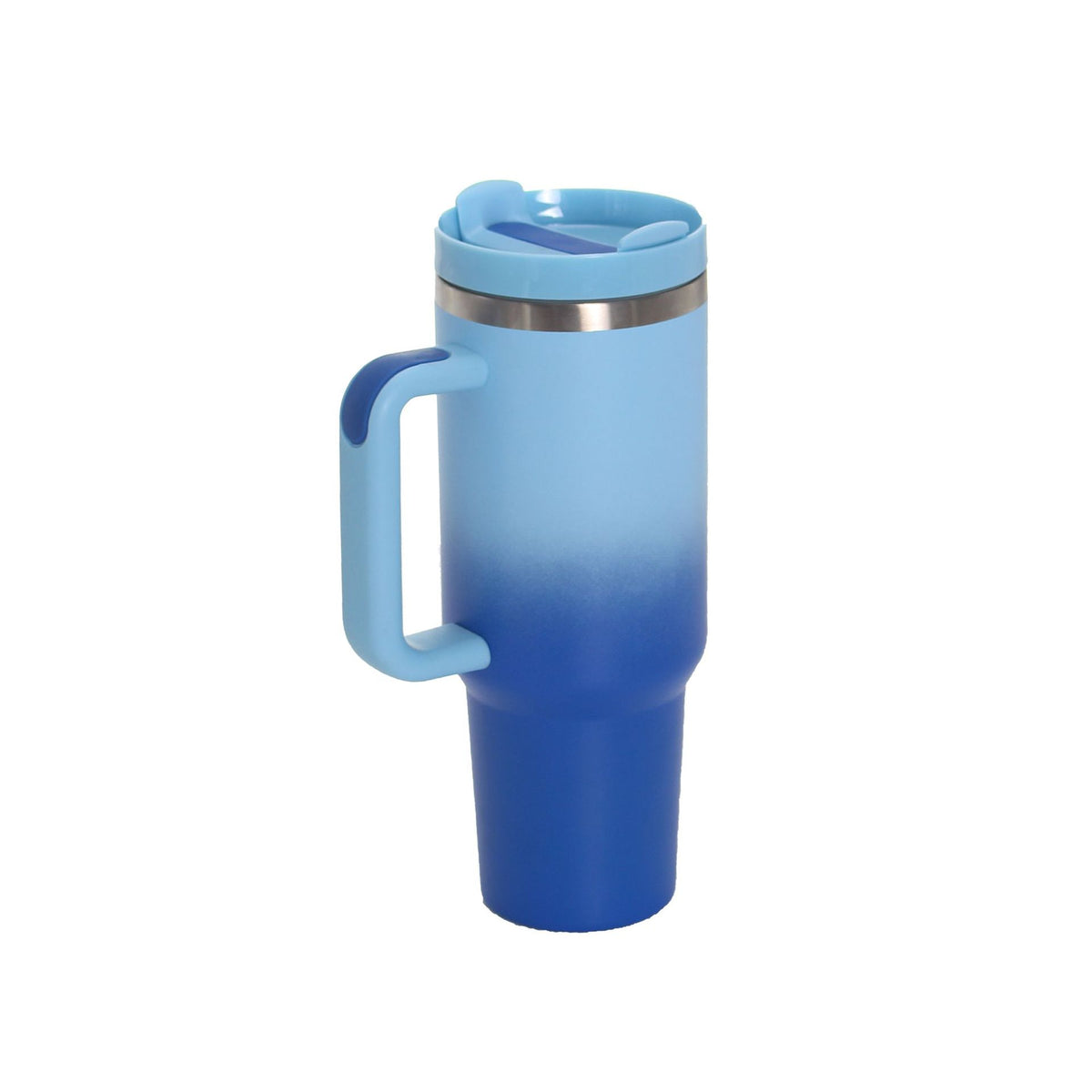 40oz Stainless Steel Travel Mug with Straw & Handle – Insulated 1200ML Tumbler