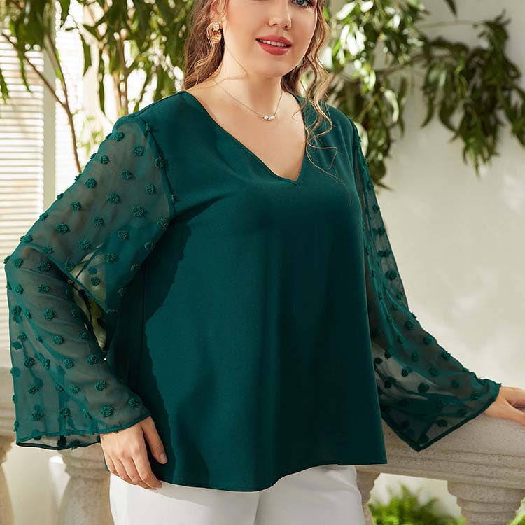 Women’s Plus Size Casual Top – Stylish Loose Fit Everyday Fashion Shirt