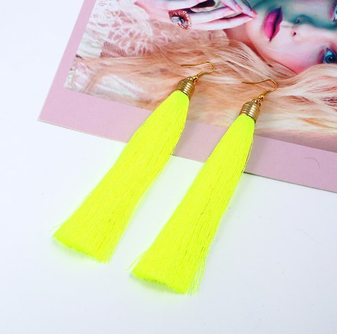 Long Tassel Dangle Earrings for Women – Elegant Statement Jewelry