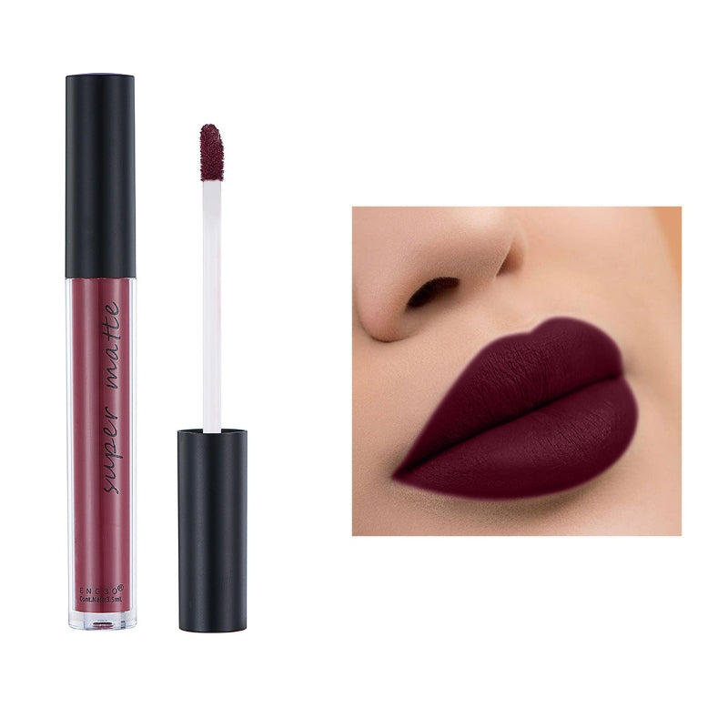 12-Color Waterproof Matte Liquid Lipstick Set