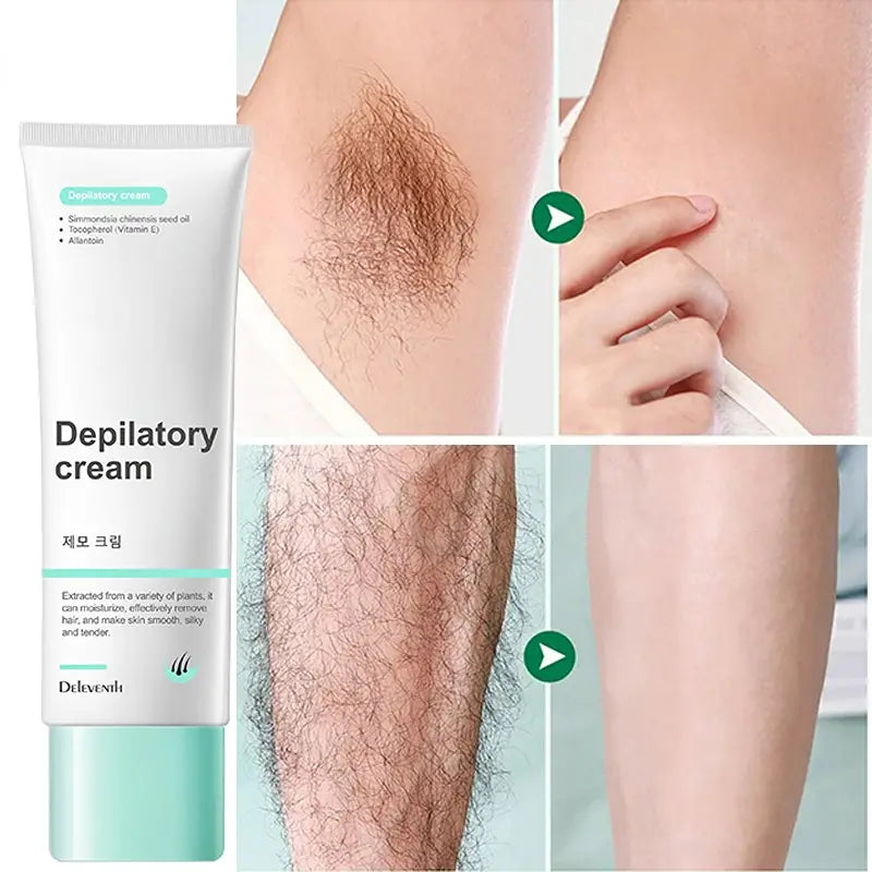 Hair Removal Cream for Body, Face & Sensitive Areas – 60ml