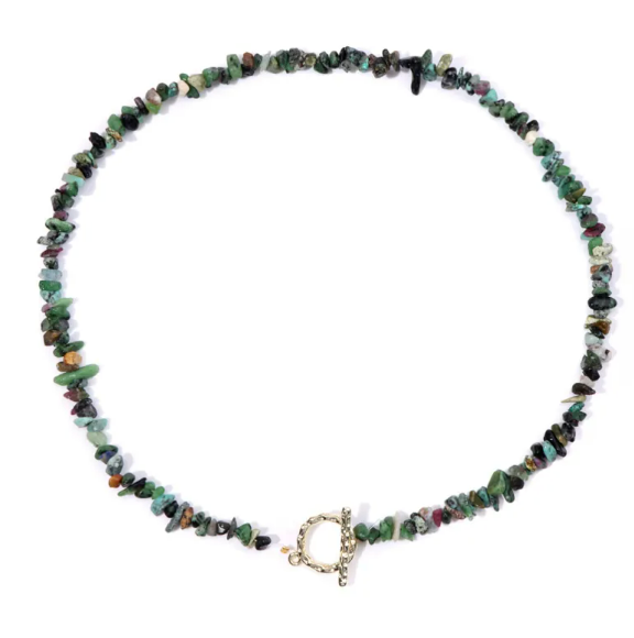 Natural Stone Bead Necklace