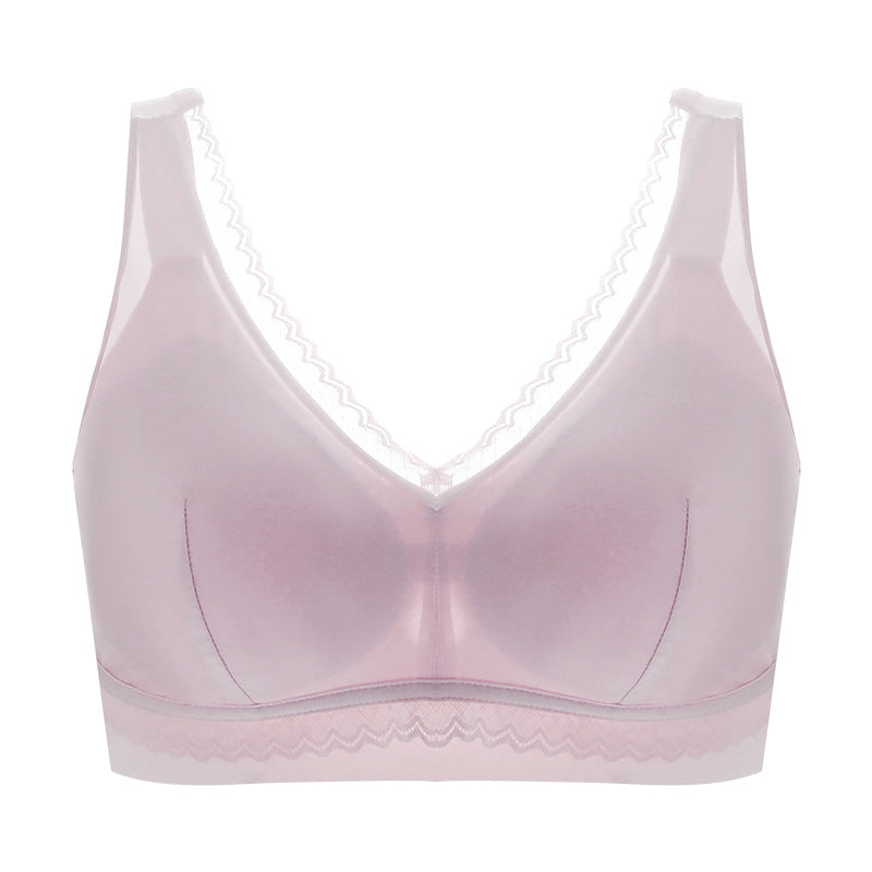 Women’s Lace Comfort Wireless Bra – Breathable Everyday Wire-Free Lingerie