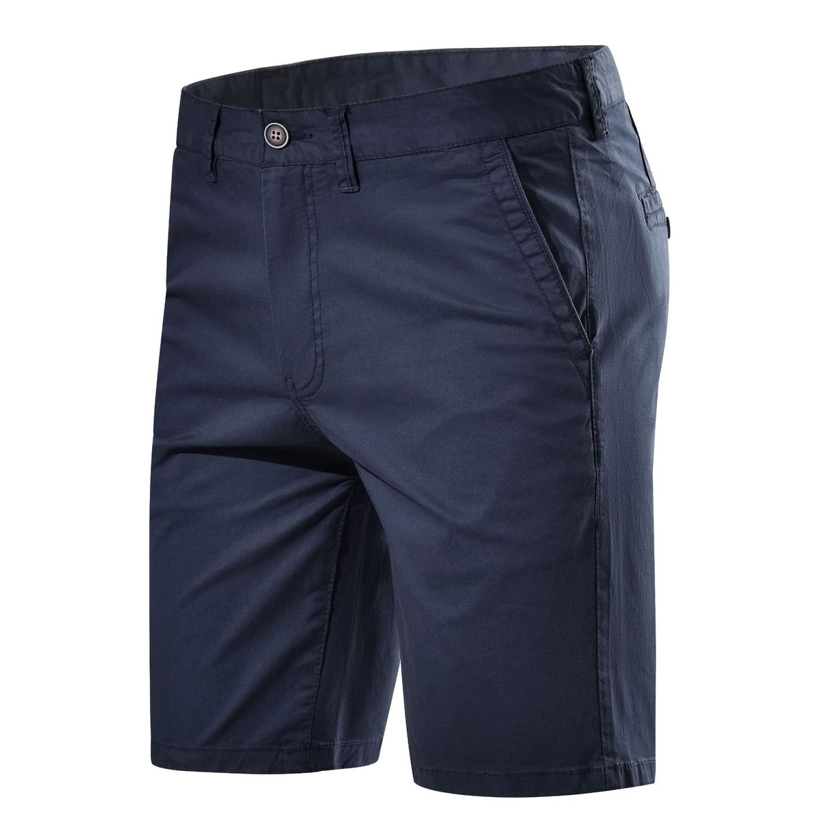 Men’s Summer Cotton Casual Shorts – Straight-Fit Mid-Rise Summer Shorts