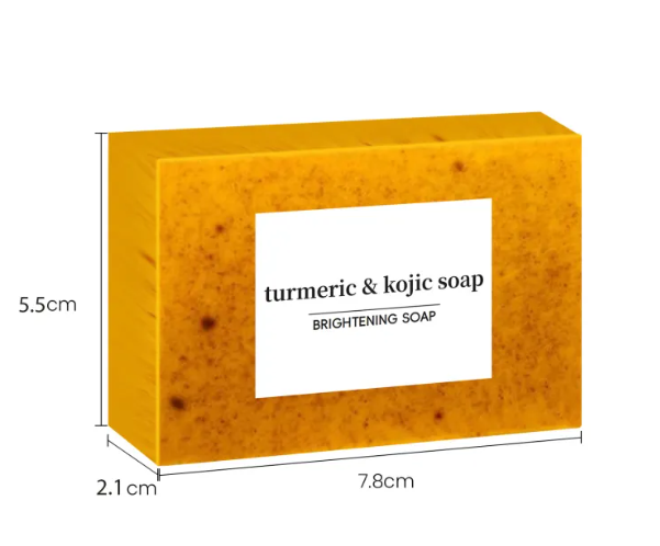 Lemon Turmeric Body Soap 100g – Kojic Acid, Glycerin & Botanical Moisturizing Cleansing Bar