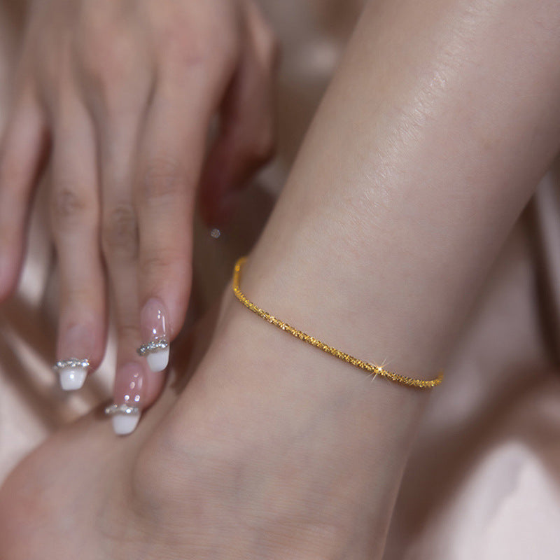 Glitter Anklet Summer Luxury Beach Jewelry Gift