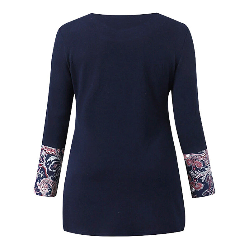 Women’s Plus Size Casual Loose Top – Stylish Relaxed Fit Fashion Shirt