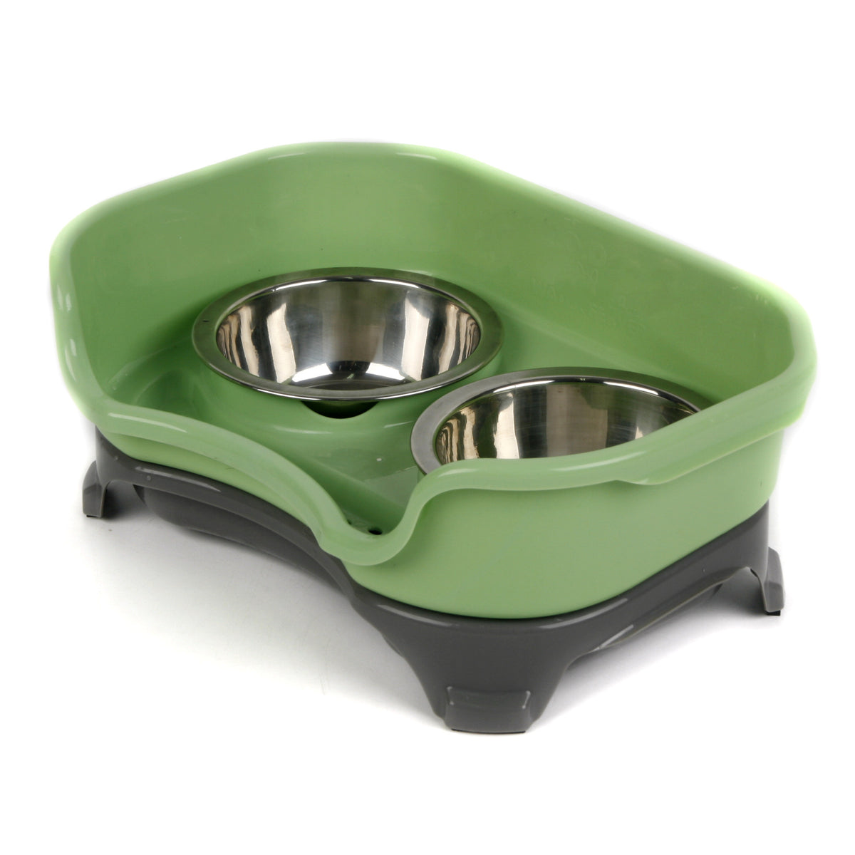Stainless Steel Double Pet Feeding Bowl Set – Anti-Spill Dog & Cat Feeder