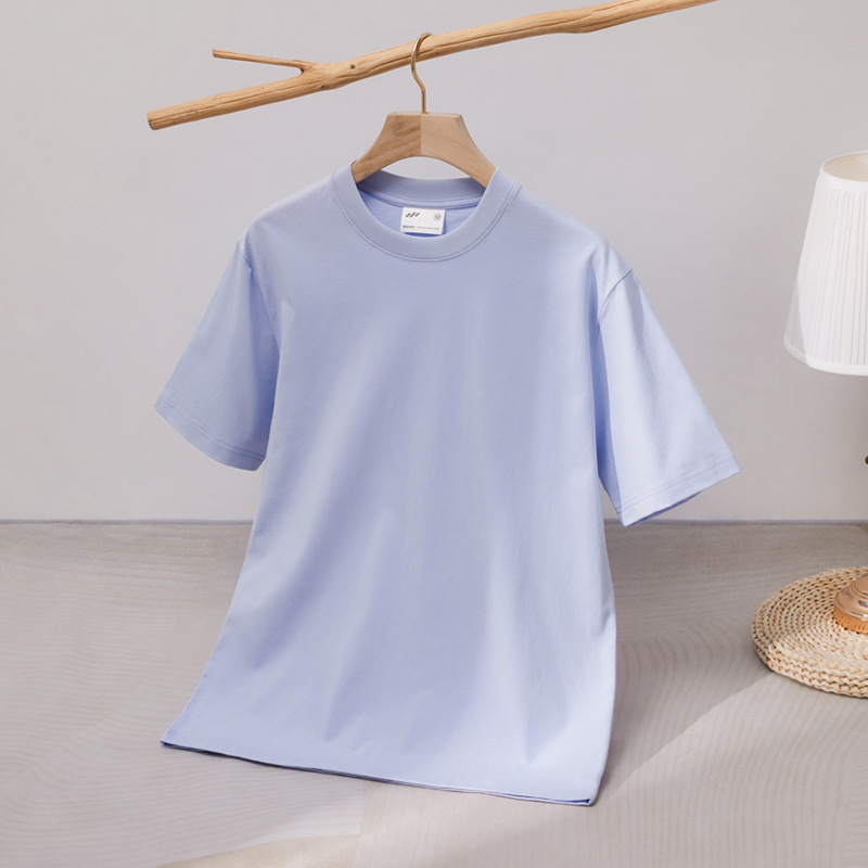Heavyweight Unisex 240g Double Yarn Cotton T-Shirt – Loose Fit Premium Tee