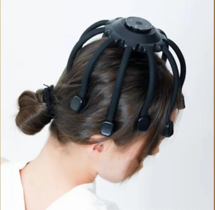 Bluetooth Electric Head Massager – Rechargeable Scalp Massager with Audio