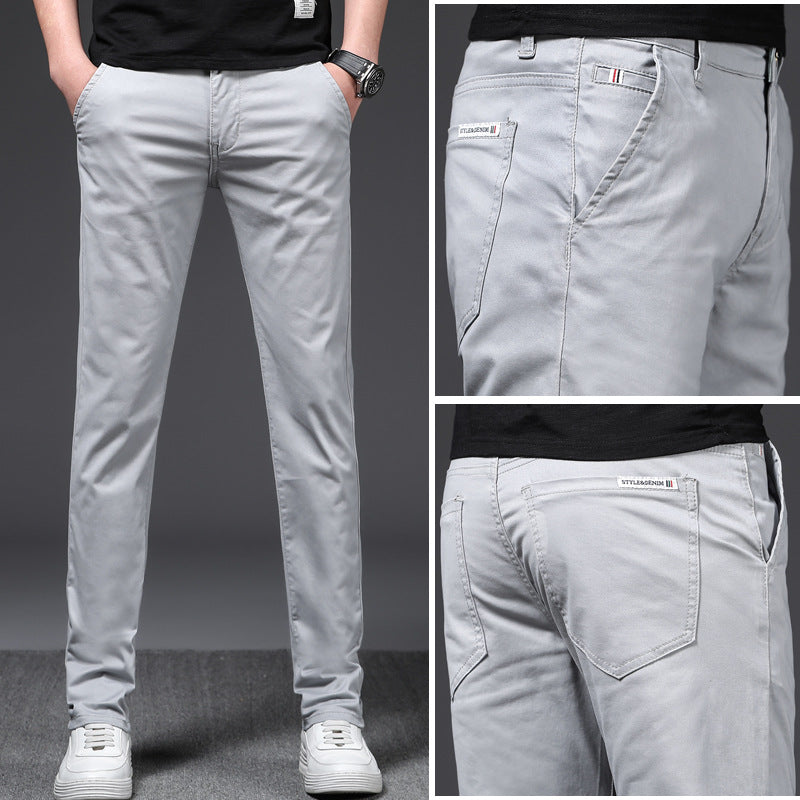 Men’s Stretch Business Casual Pants – Relaxed Fit Smart Trousers