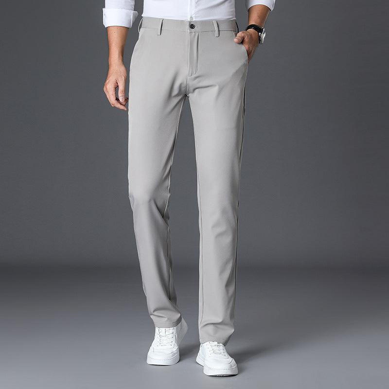 Men’s Winter Slim Fit Trousers – Warm Casual Pants