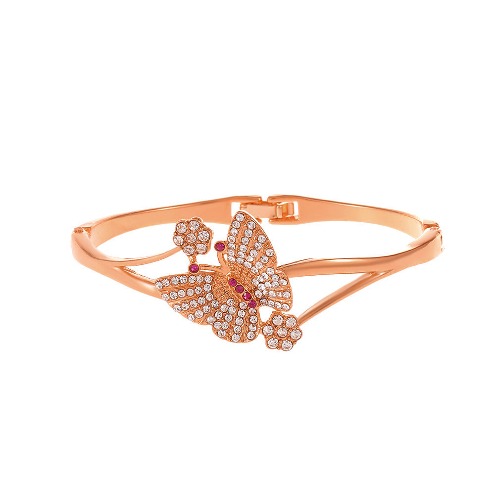 Women’s Butterfly Bracelet – Gold, Rose Gold & Silver Fashion Jewelry