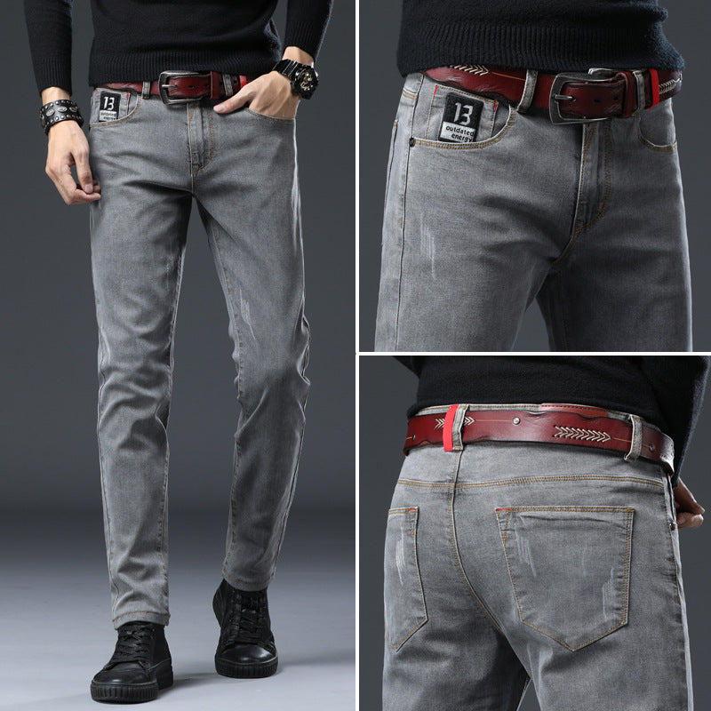 Men’s Slim Fit Stretch Jeans – Fashion Casual Denim Pants