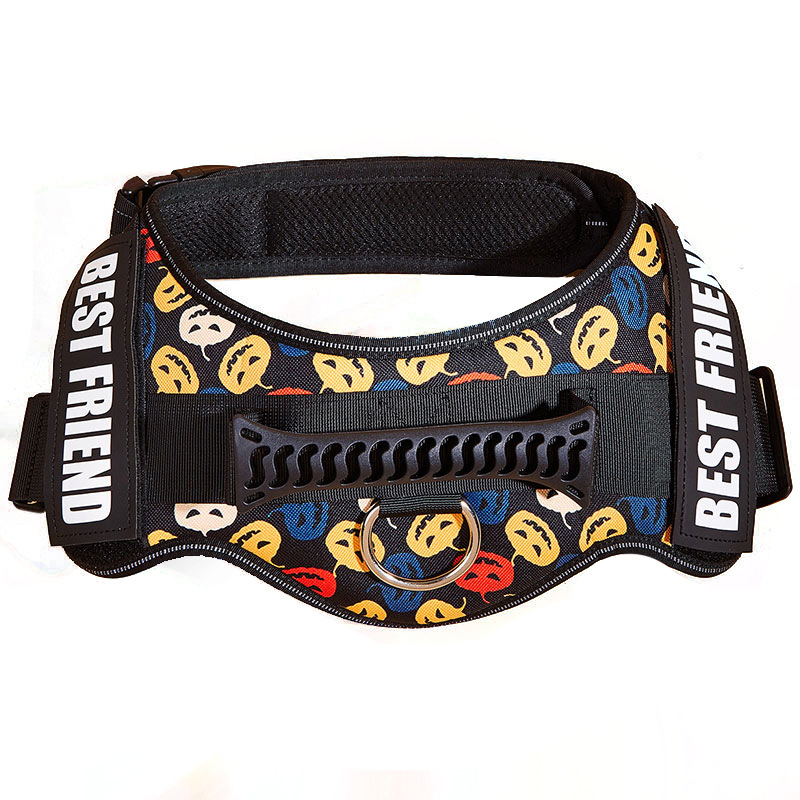 Adjustable Nylon Dog Chest Harness – Secure No-Pull Style Harness for Small to Large Dogs