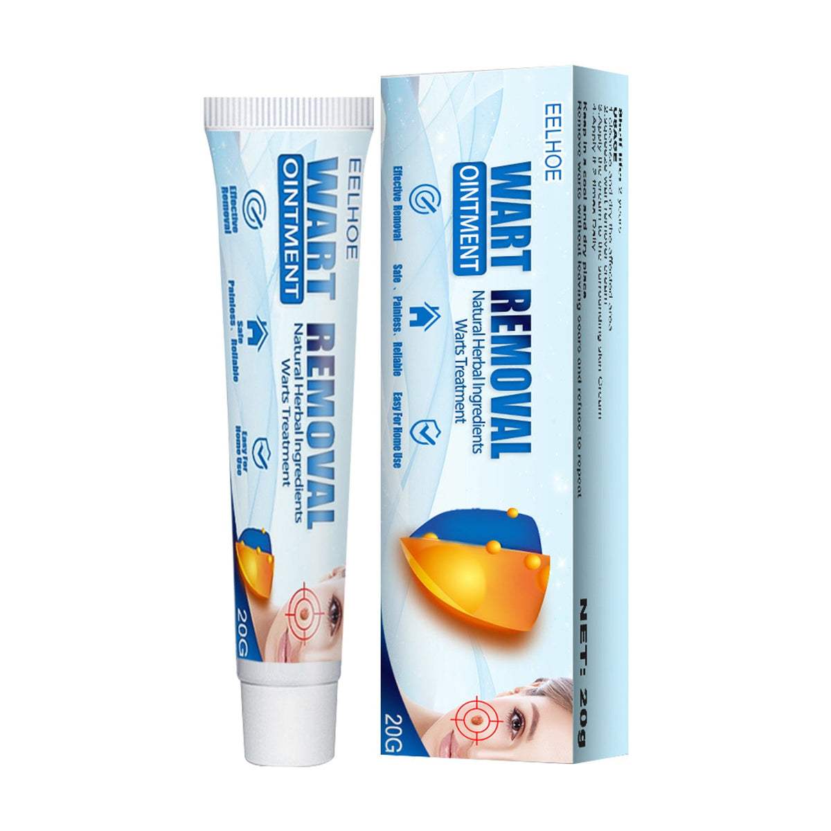 EELHOE Skin Repair Cream – Wart & Blemish Removal Cleansing Cream