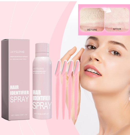 Hair Identifier Spray for Gentle Facial Hair Removal
