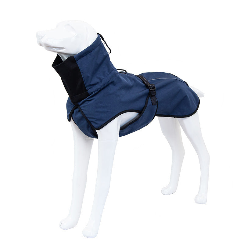Waterproof Large Dog Raincoat Vest – Lightweight Rain Jacket for Dogs