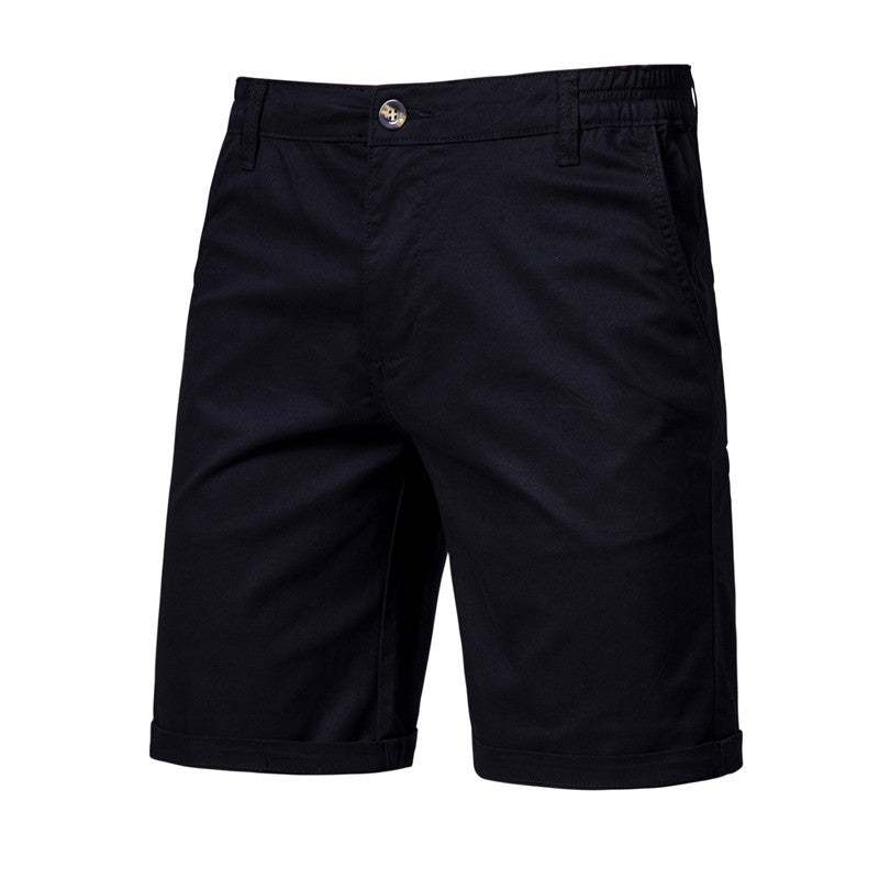 Men’s Slim-Fit Casual Straight Shorts – Lightweight Cotton Summer Shorts