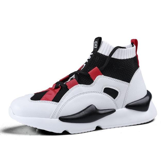 Men’s High-Top Sock Sneakers – Modern Slip-On Casual Shoes