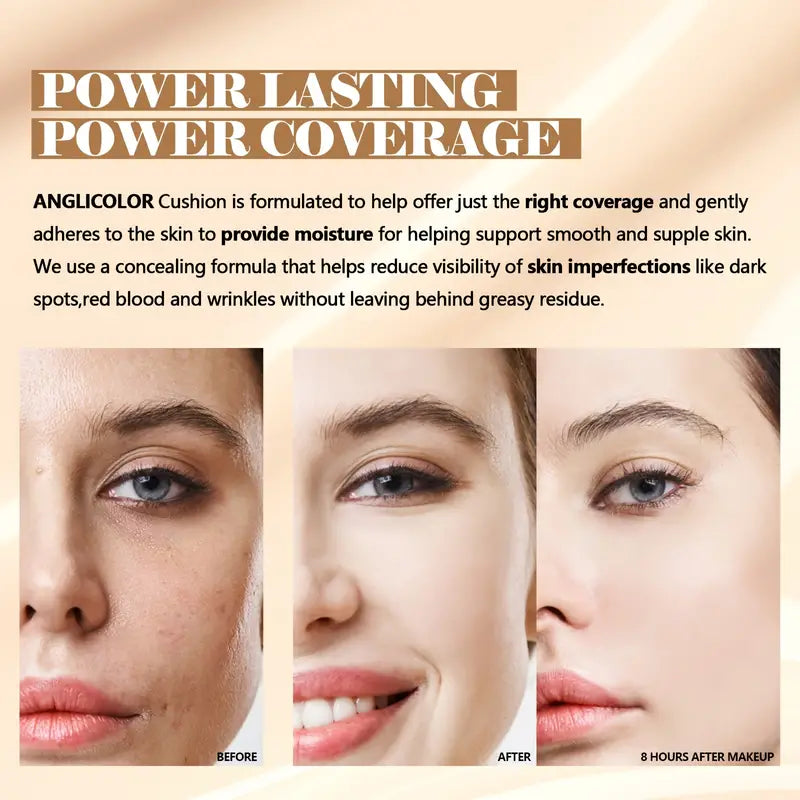Anglicolor Cushion Foundation – Full Coverage Moisturizing CC Cream