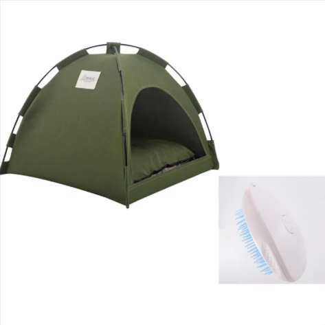 Portable Pet Tent with Cooling Mat – Cozy Indoor & Outdoor Bed for Dogs & Cats