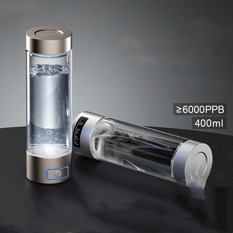 Hydrogen Water Bottle – Portable Rechargeable Hydrogen-Rich Water Generator