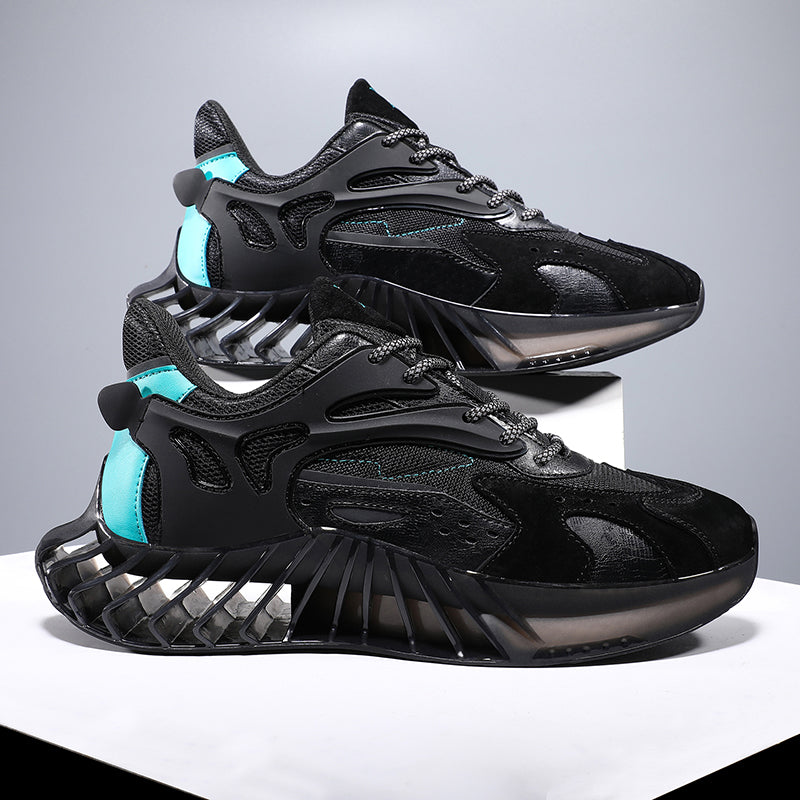 Korean Style Casual High Top Dad Sneakers for Men