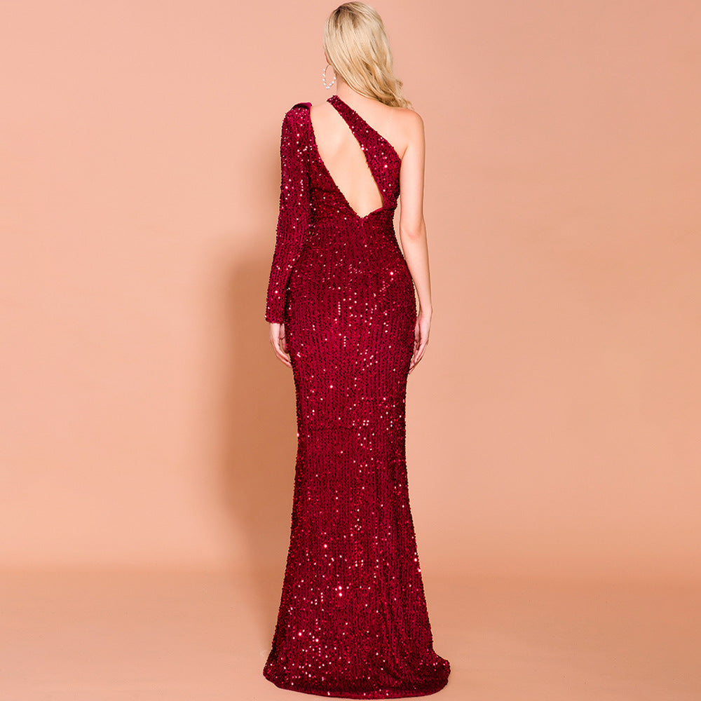 Sequin Evening Gown for Women – Long Formal Dress