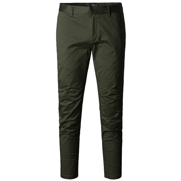 Men’s Slim Fit Cropped Pants – Casual Ankle-Length Trousers