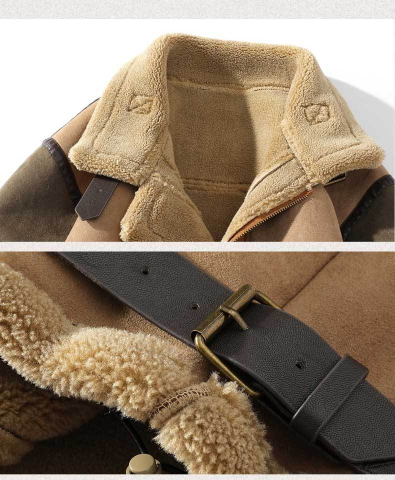 Men’s Rugged Fur Jacket – Warm Casual Winter Outerwear – USA
