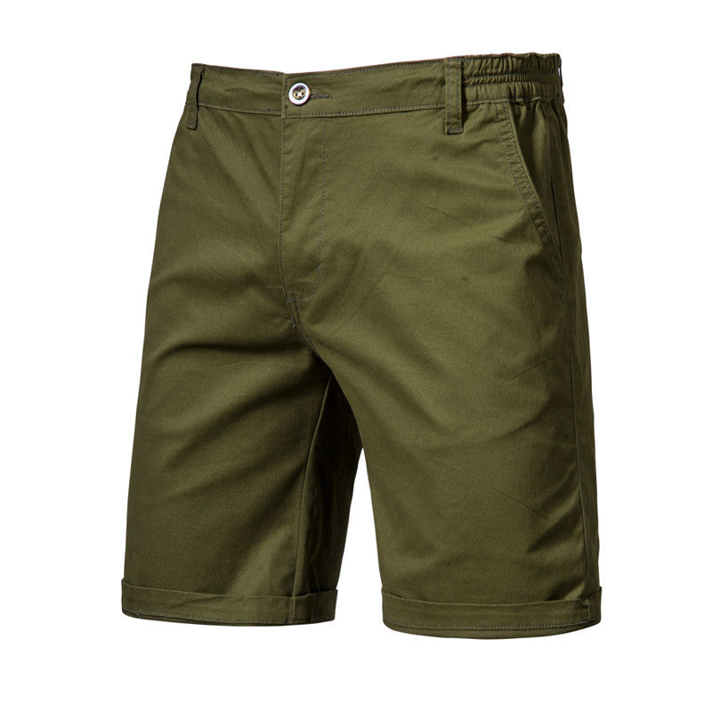 Men’s Slim-Fit Casual Straight Shorts – Lightweight Cotton Summer Shorts