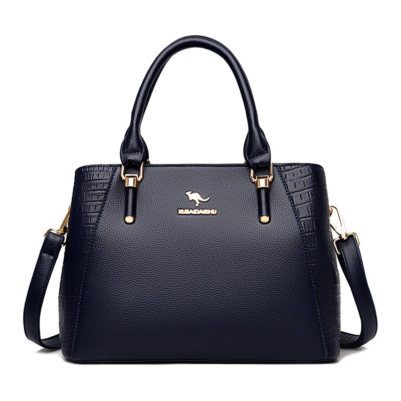 Fashionable Large Capacity Tote Bag for Women – Soft PU Crossbody & Shoulder Bag with Phone Pocket