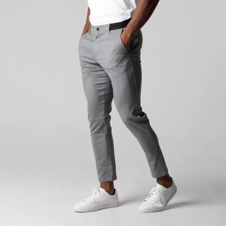 Men’s Breathable Cotton Pants – Versatile Casual Trousers